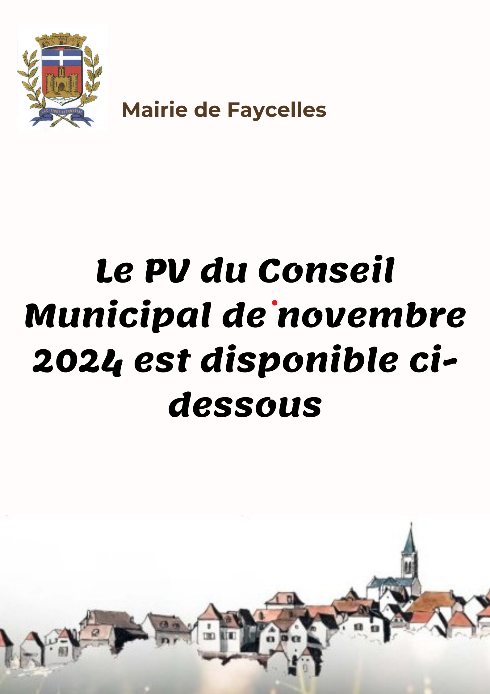 PV des CM de Faycelles